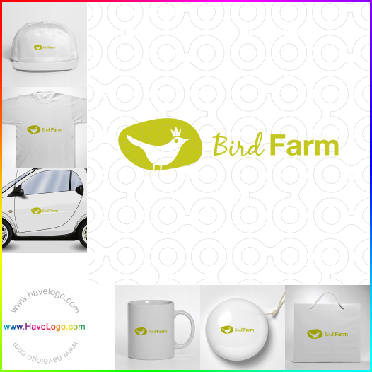 Compra un diseño de logo de pájaro 20708