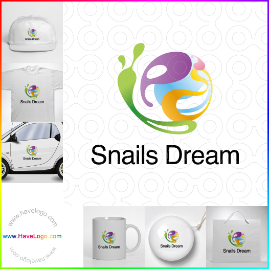 Koop een slakken droom logo - ID:61946