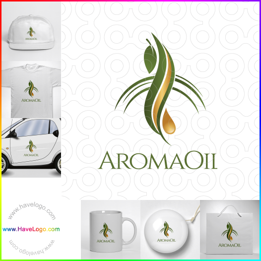 Compra un diseño de logo de Aroma Oil 65234