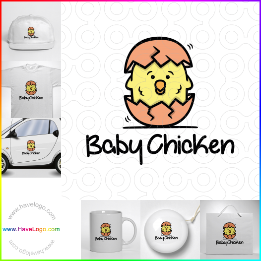 Compra un diseño de logo de Baby Chicken 67417