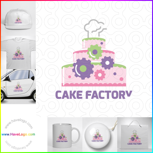 Compra un diseño de logo de Cake Factory 61163