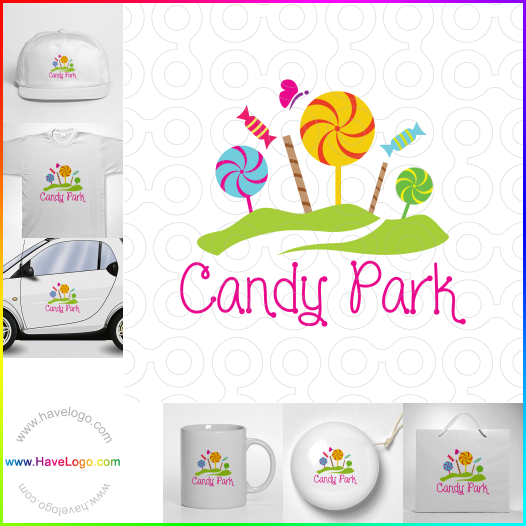 Compra un diseño de logo de Candy Park 62705