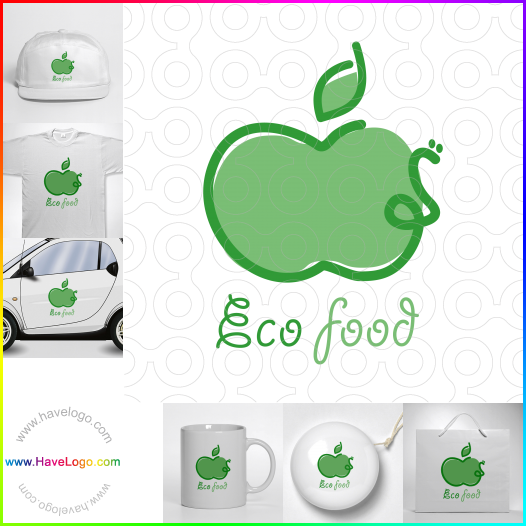 Compra un diseño de logo de Eco food 60820