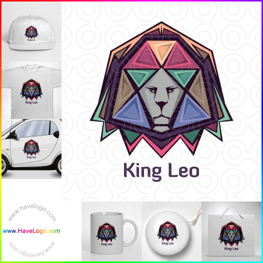 Compra un diseño de logo de Rey Leo 65379