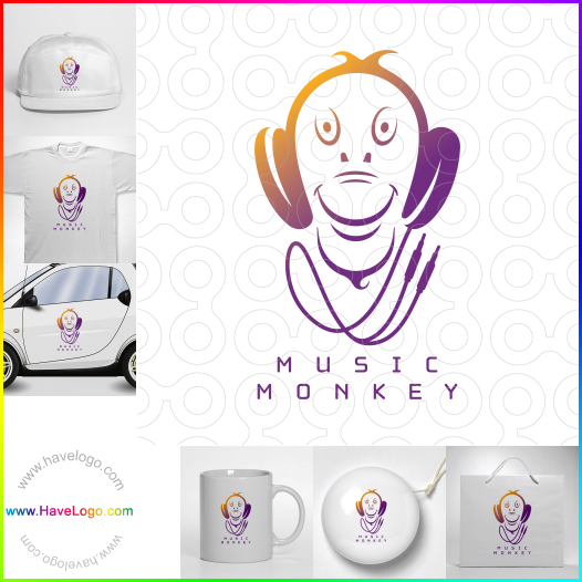 Koop een Music Monkey logo - ID:62218