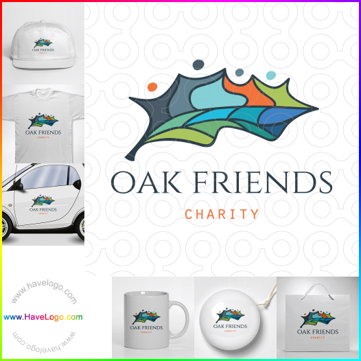 Compra un diseño de logo de Oak Friends 60343