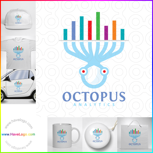 Compra un diseño de logo de Octopus Analytics 66633