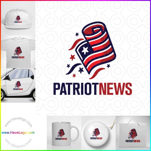 Compra un diseño de logo de Patriot News 60671