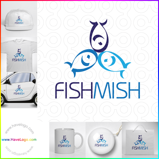 Koop een vis logo - ID:20834