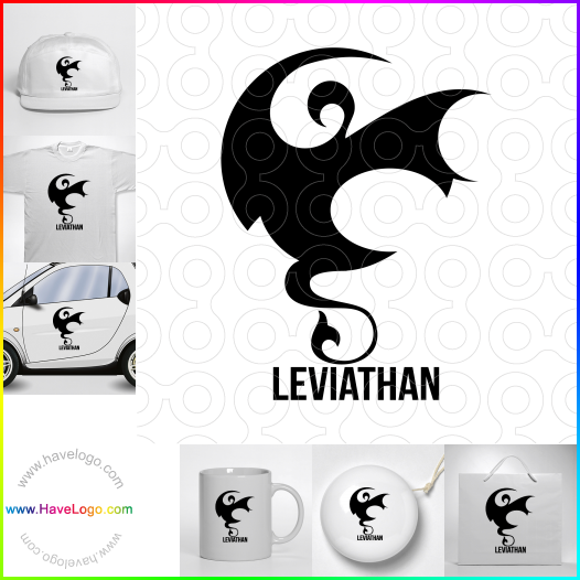 Compra un diseño de logo de leviatán 65221