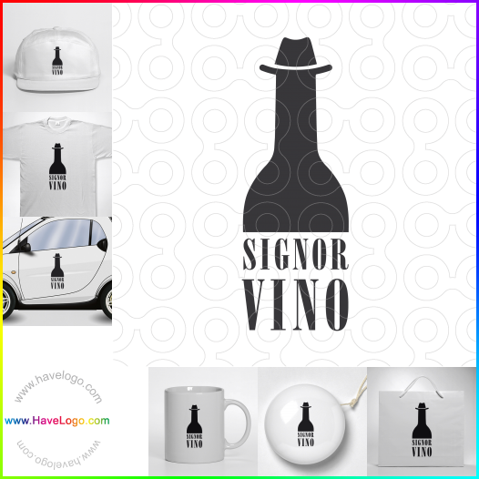 Koop een wijn logo - ID:25621