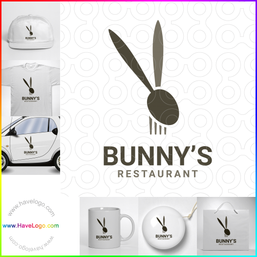 Compra un diseño de logo de Bunny s Restaurant 61828