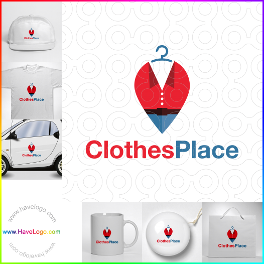 Compra un diseño de logo de Clothes Place 63508