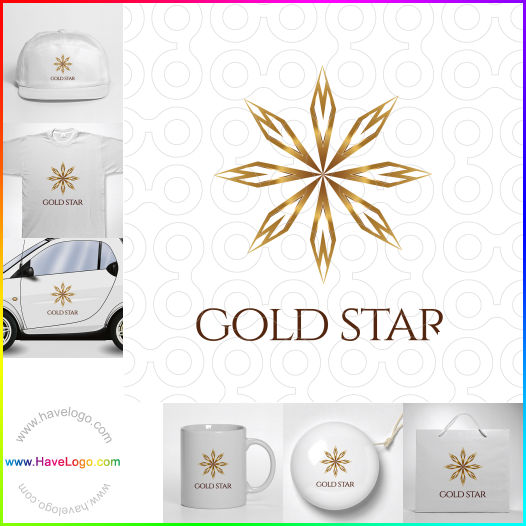Compra un diseño de logo de Gold Star 65970