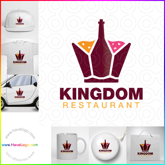 Compra un diseño de logo de Kingdom Restaurant 62684
