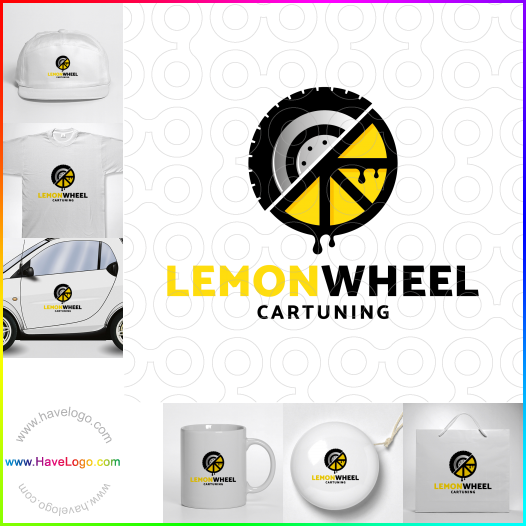 Compra un diseño de logo de Lemon Wheel 62385