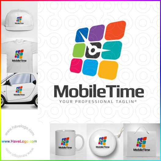 Compra un diseño de logo de Mobile Time 62499
