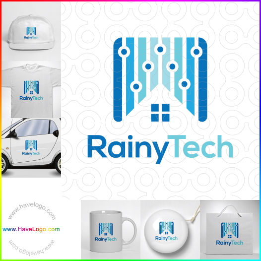 Acheter un logo de Rainy Tech - 66992