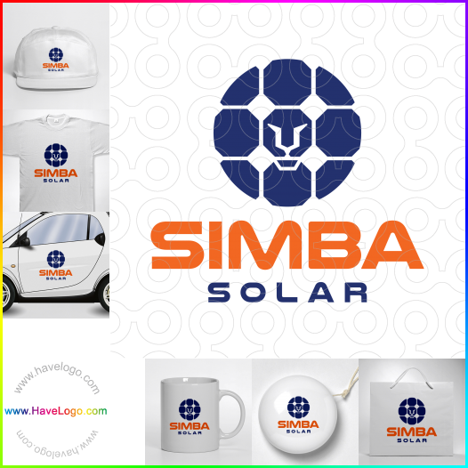 Compra un diseño de logo de Simba Solar 67077