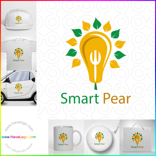 Compra un diseño de logo de Smart Pear 60801