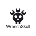 Logo Wrench Skull