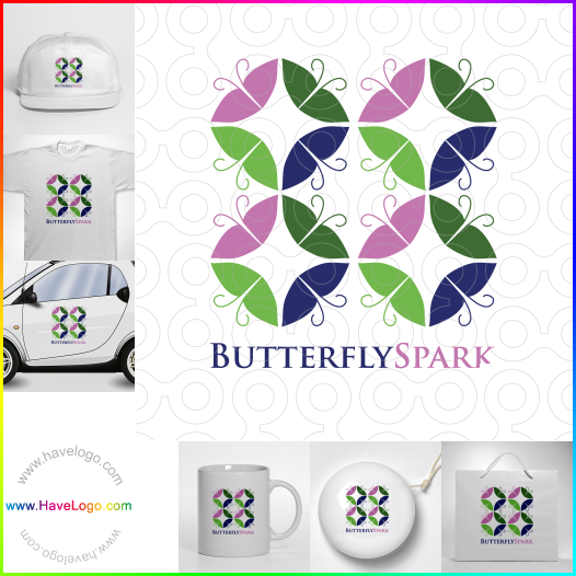 Koop een vlinder logo - ID:33887