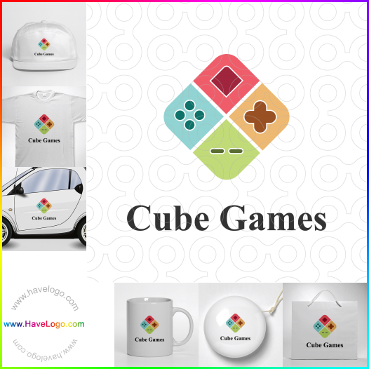 Acheter un logo de jeux de cube - 59949