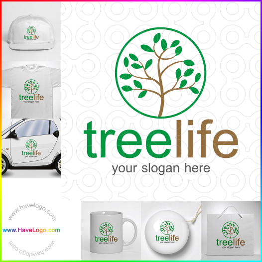 Acheter un logo de faire pousser des arbres - 28635