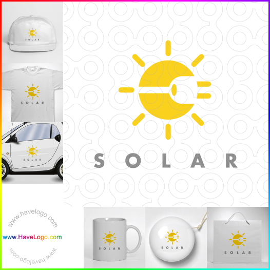 Compra un diseño de logo de panel solar 33508