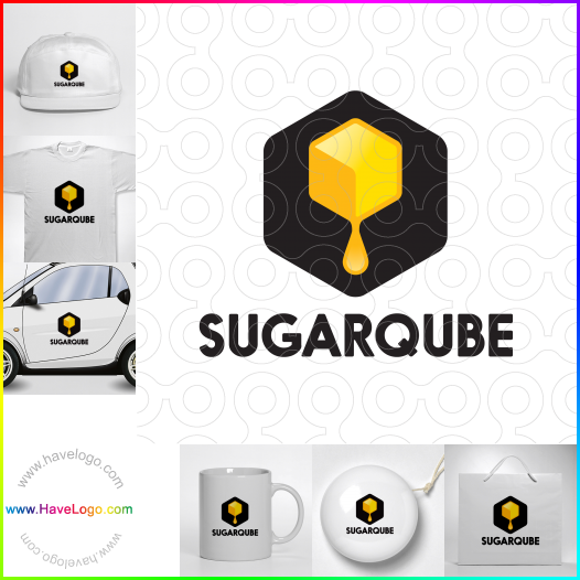 Compra un diseño de logo de Azúcar 43038