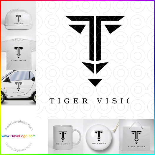 Compra un diseño de logo de tigre 57375