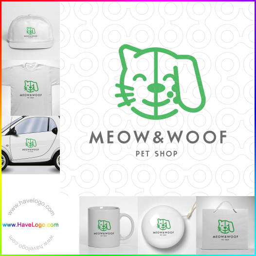 Compra un diseño de logo de adopción veterinaria de mascotas 50853