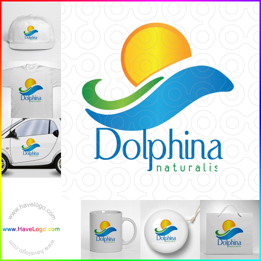 Compra un diseño de logo de parque de atracciones acuático 36346