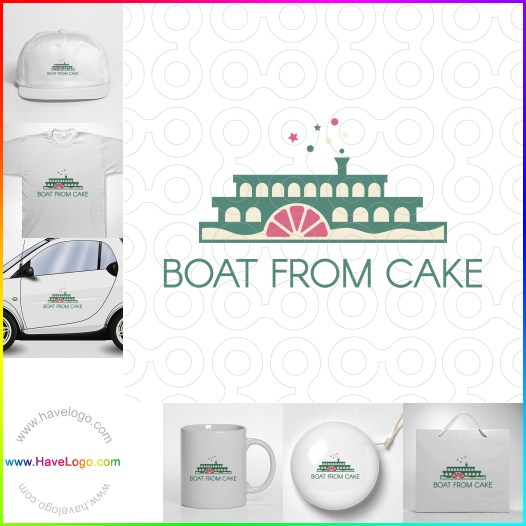 Compra un diseño de logo de Boat from Cake 63942