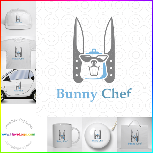 Compra un diseño de logo de Bunny Chef 61645