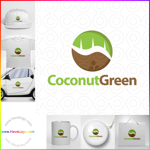 Acheter un logo de Noix de coco verte - 63213