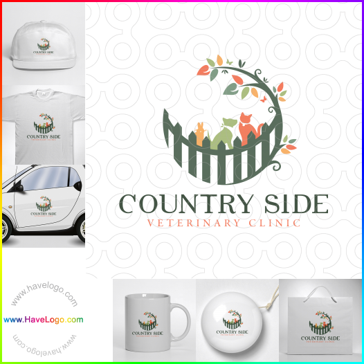 Compra un diseño de logo de Country Side Veterinary Clinic 63773