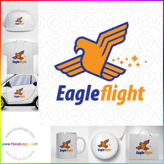 Compra un diseño de logo de Vuelo del águila 60978