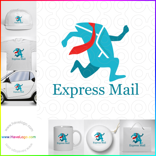 Compra un diseño de logo de Express Mail 62080