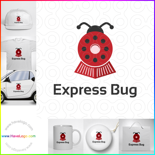 Koop een Express bug logo - ID:61132