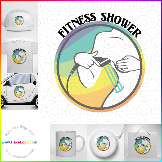 Koop een Fitness-douche logo - ID:66755