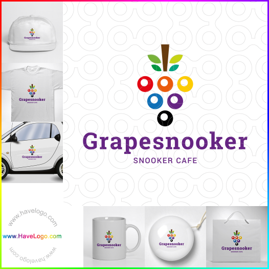 Compra un diseño de logo de Grape Snooker 66658