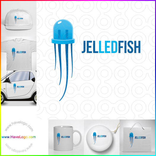 Compra un diseño de logo de JelLEDfish 62557