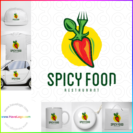 Acheter un logo de Spicy Food Restaurant - 61376