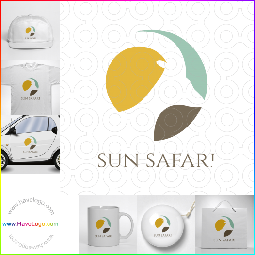Compra un diseño de logo de Sun Safari 60600