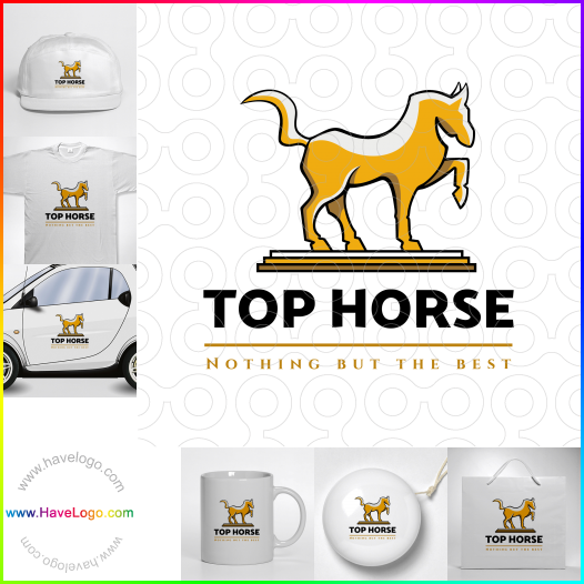 Compra un diseño de logo de Top Horse 67407