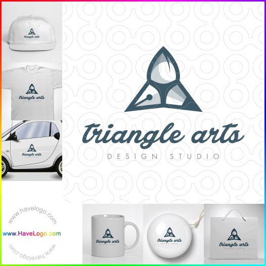 Compra un diseño de logo de Triangle Arts 62197
