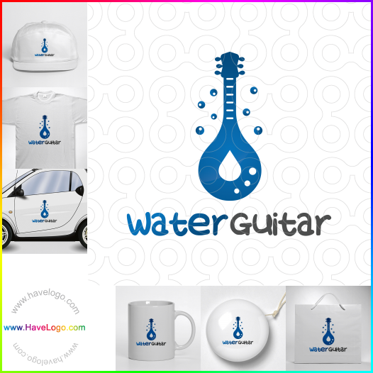 Acheter un logo de Guitare à eau - 61854