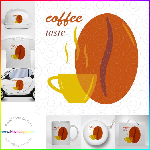Koop een koffieboon logo - ID:10941