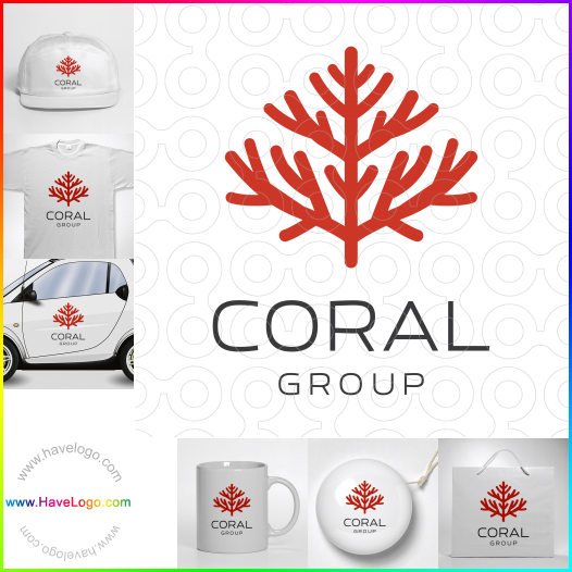 Koop een koraal logo - ID:38132